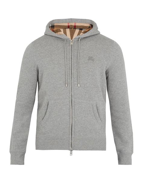 burberry zip hoodie grey.